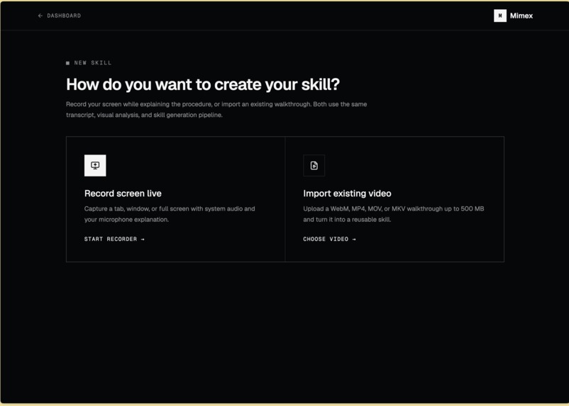 Mimex – screenshot 1