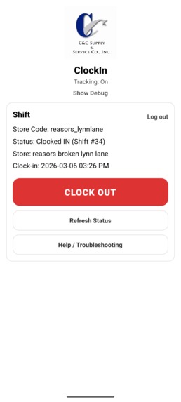 Clockin Mobile – screenshot 3