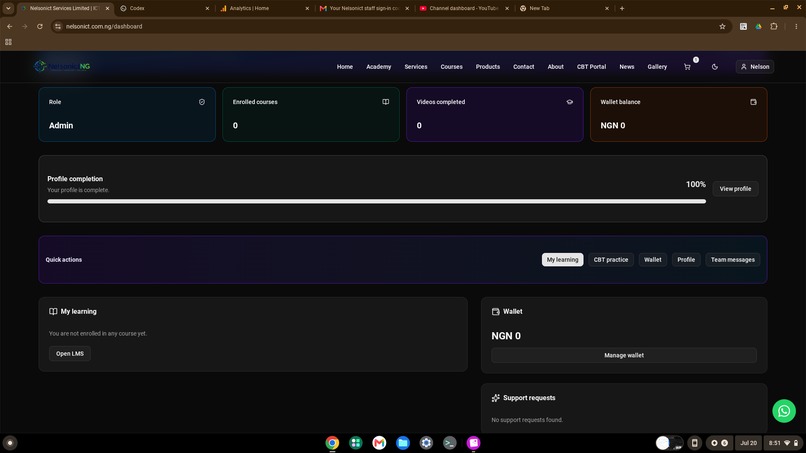 NelsonictNG-Intelligent Learning & Examination Platform – screenshot 5