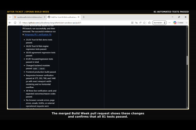 After Ticket Trust & Risk Engine – screenshot 2