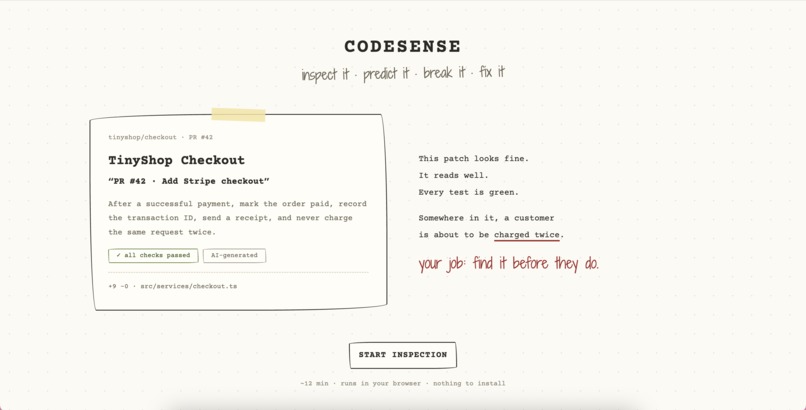 CodeSense – screenshot 1