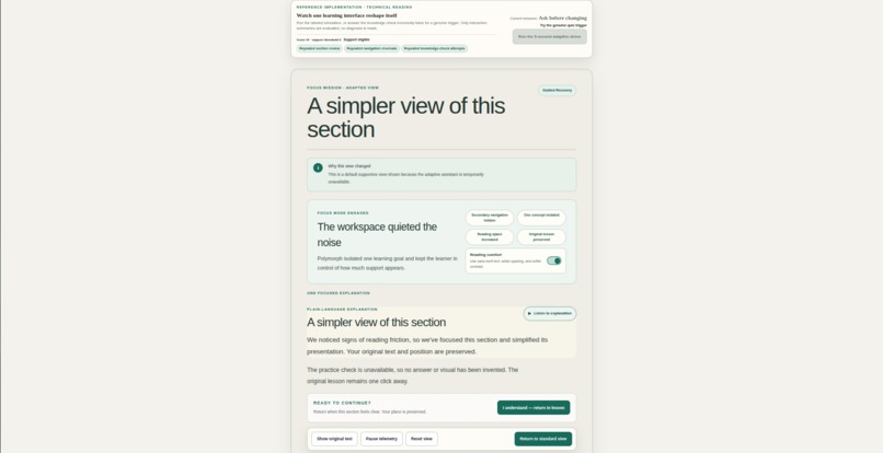 Polymorph UI: The Strategic UX Engine – screenshot 3