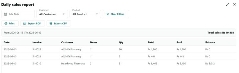 MediStock ERP: Medical Distribution Management System – screenshot 6