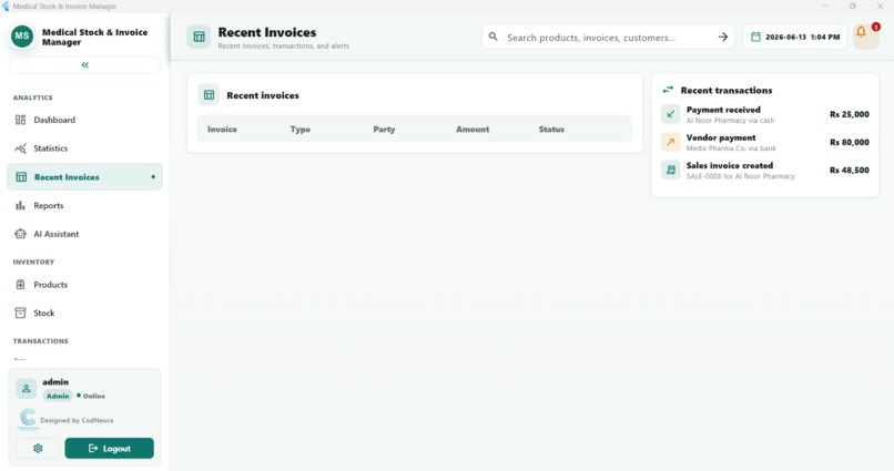 MediStock ERP: Medical Distribution Management System – screenshot 8