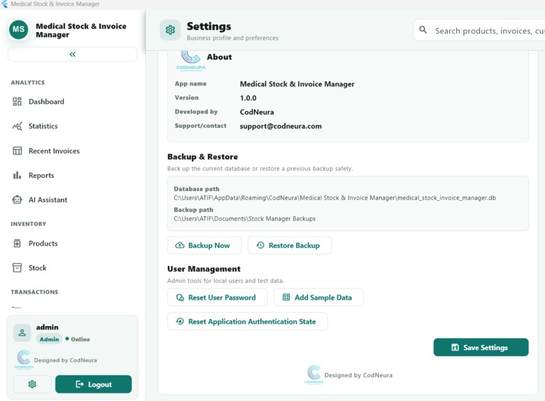 MediStock ERP: Medical Distribution Management System – screenshot 4