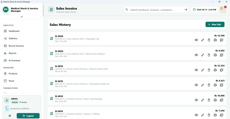 MediStock ERP: Medical Distribution Management System – screenshot 9