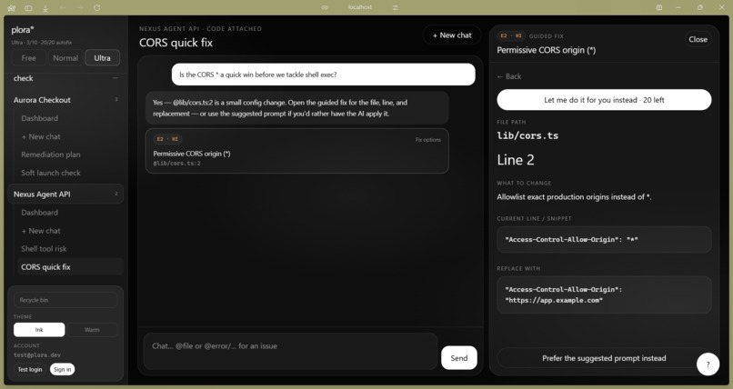 Plora - Vibe Code Security Auditor – screenshot 9