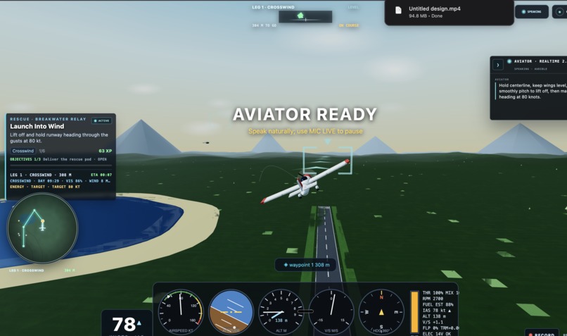 Fable Flight: Your Personal AI Flight Simulator – screenshot 1