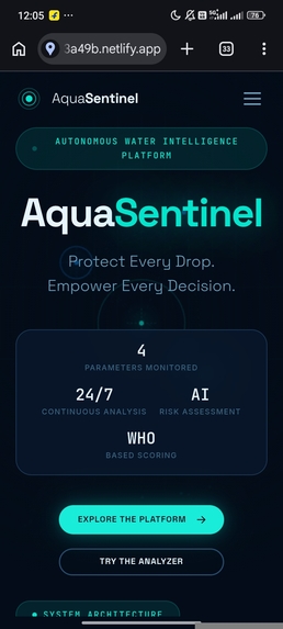 Intelligent Water Decision Support Platform (AquaSentinel) – screenshot 13