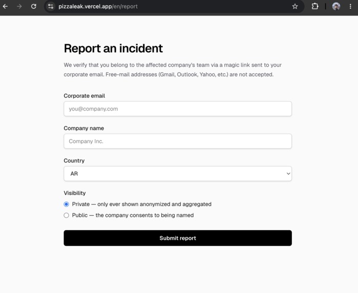 PizzaLeak – screenshot 2