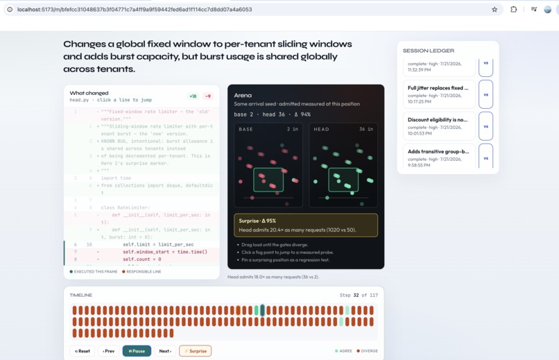 LEVER - Verified, Playable Code Diffs – screenshot 2