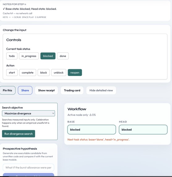 LEVER - Verified, Playable Code Diffs – screenshot 6