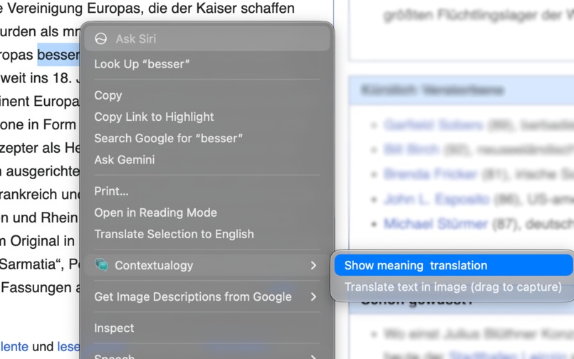 Contextualogy – screenshot 1