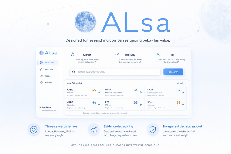 ALsa — Your Personal Stock Research Studio – screenshot 1