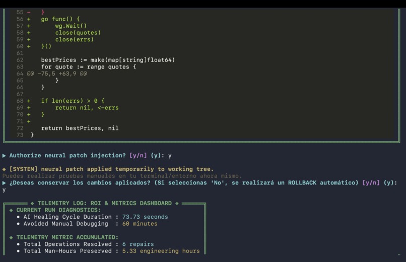 Self-Healing Code Agent – screenshot 3