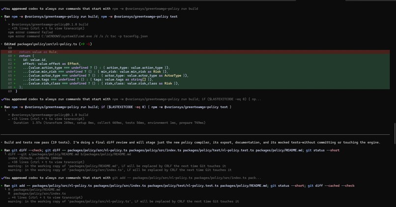  GreenTeamGo — the approval gate for Codex – screenshot 2
