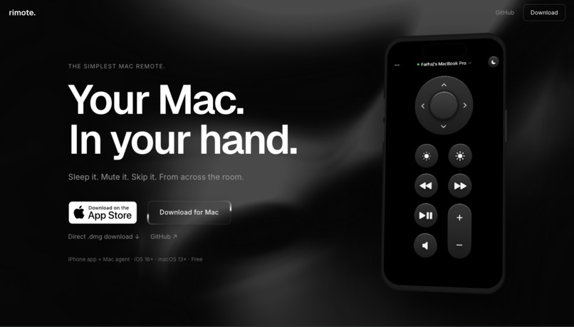 Rimote: Mac Remote Control – screenshot 1