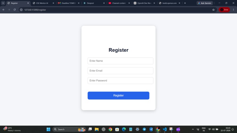 ESE Mentor AI – screenshot 2