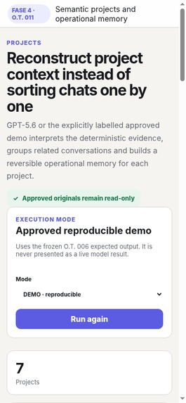 ChatGPT Project Organizer – screenshot 3