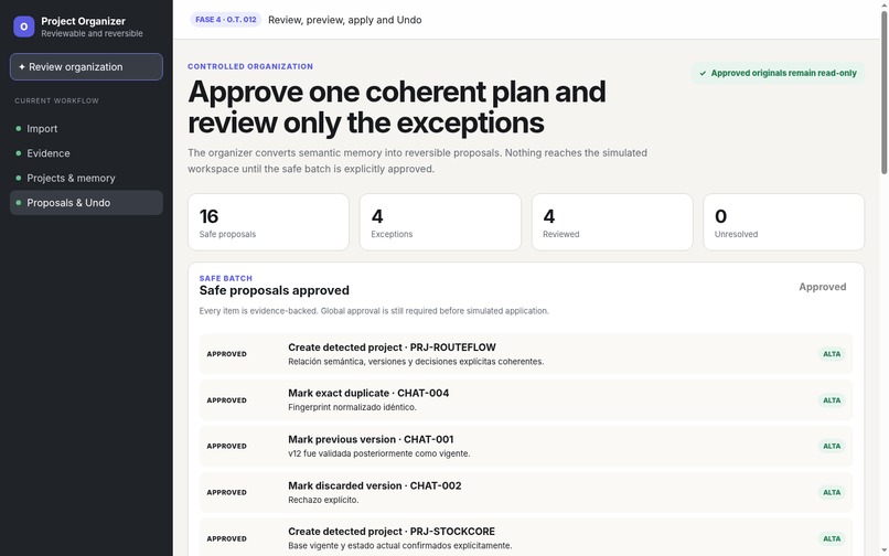 ChatGPT Project Organizer – screenshot 8