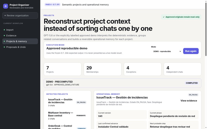 ChatGPT Project Organizer – screenshot 10