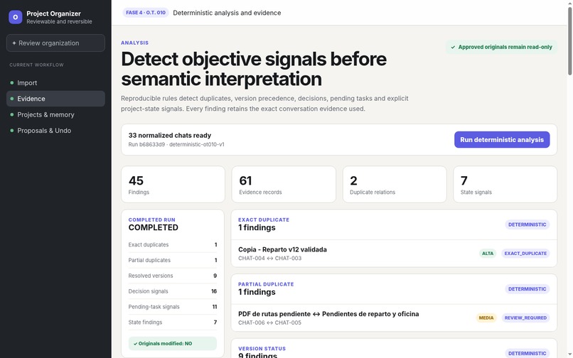 ChatGPT Project Organizer – screenshot 9