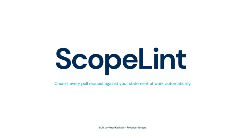 ScopeLint – screenshot 1