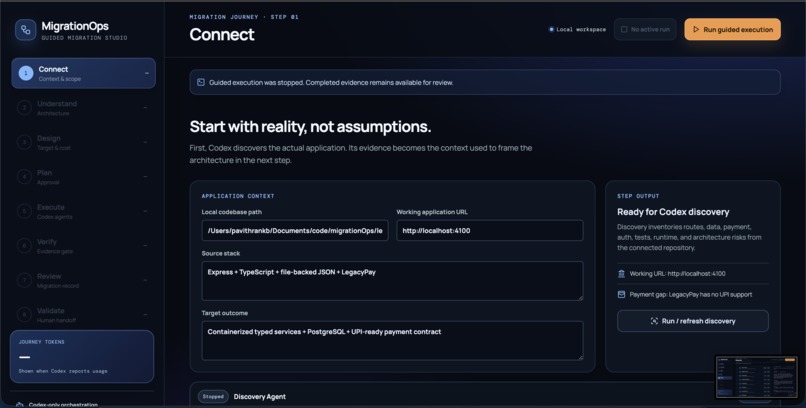 MigrationOps – screenshot 3