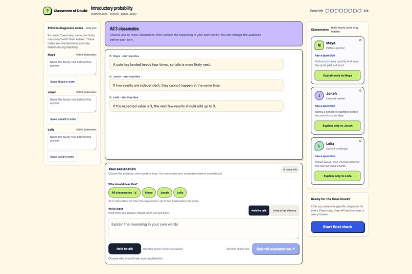 Classroom of Doubt – screenshot 3