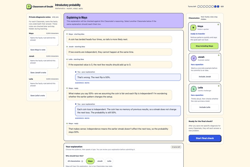 Classroom of Doubt – screenshot 5
