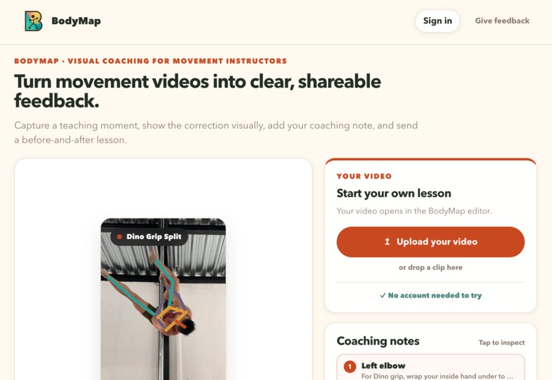 BodyMap – screenshot 1