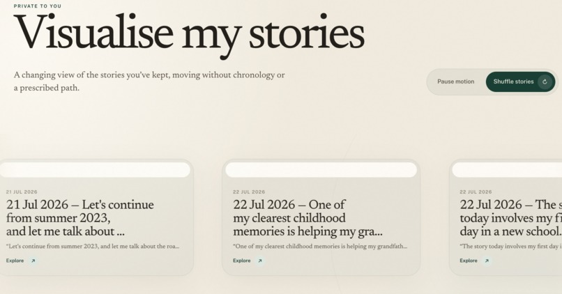 Lived Experience – screenshot 2
