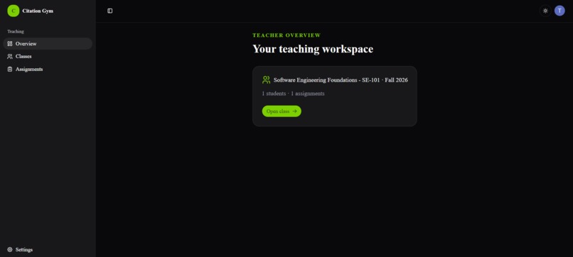Citation Gym – screenshot 2