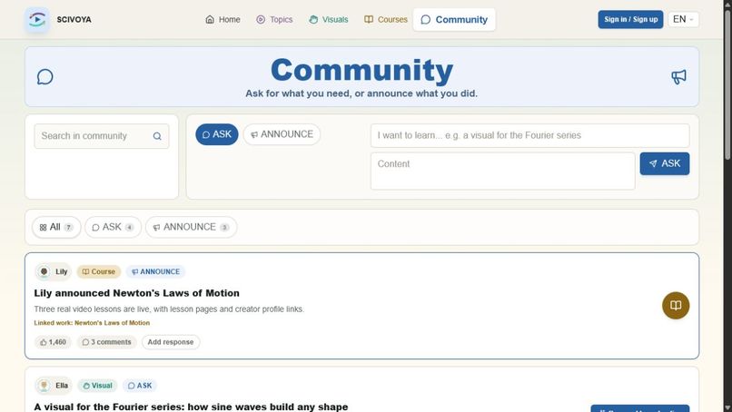 SCIVOYA, The Home for AI-generated Knowledge Content – screenshot 8
