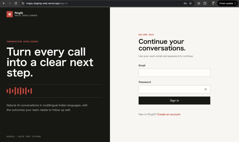 RingIQ – screenshot 1