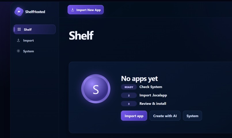 ShelfHosted – screenshot 2