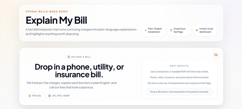 Explain My Bill – screenshot 5