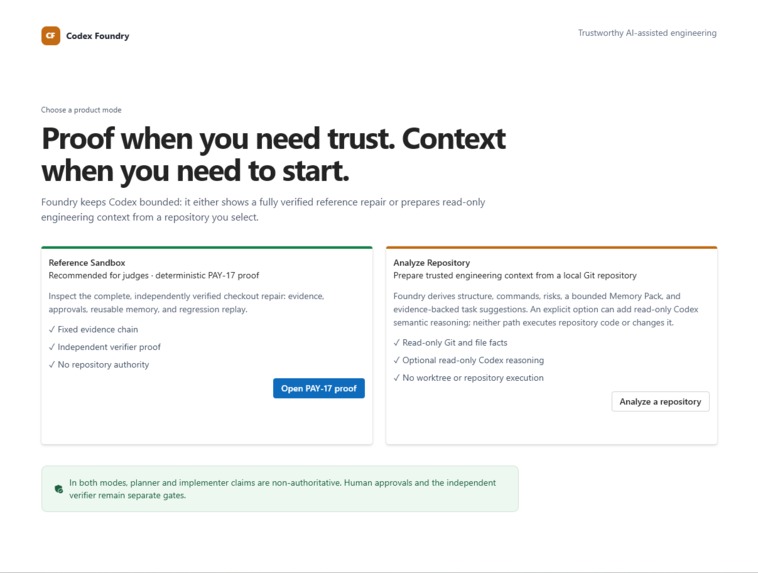 Codex Foundry – screenshot 3