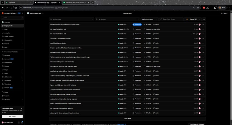 LAWNSNOWAPP: Taking LSA to Launch – screenshot 3