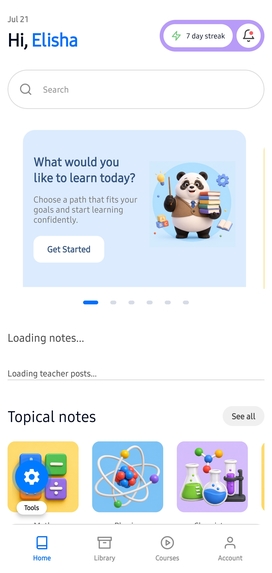 DigiLearn App – screenshot 1