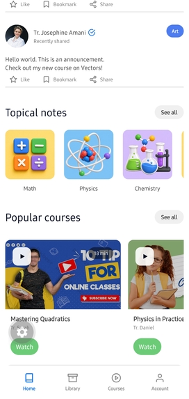 DigiLearn App – screenshot 2