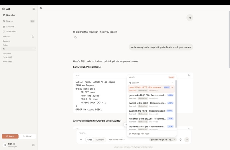 AGI WORKFORCE – screenshot 2