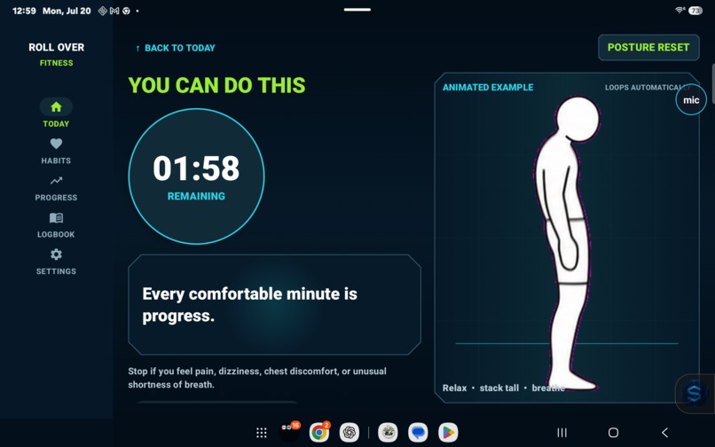 Roll Over Fitness – screenshot 1