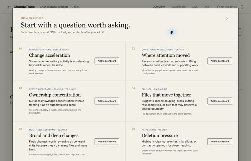ChangeTrace – screenshot 7