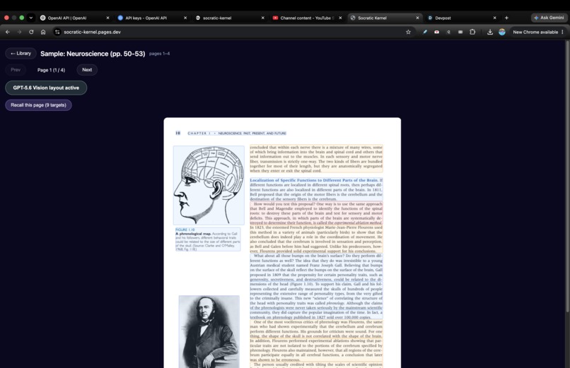 Socratic Kernel — AI Active Recall and Voice Study from PDF – screenshot 2