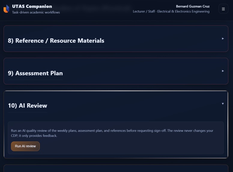 UTAS Companion  – screenshot 10