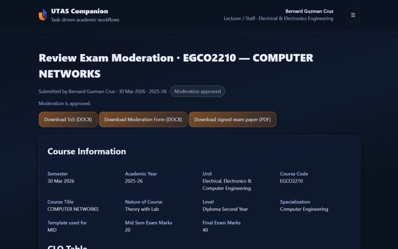 UTAS Companion  – screenshot 5