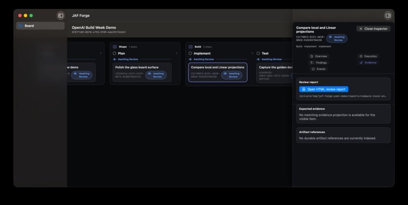JAF Forge: The Graph Engineering Harness – screenshot 1