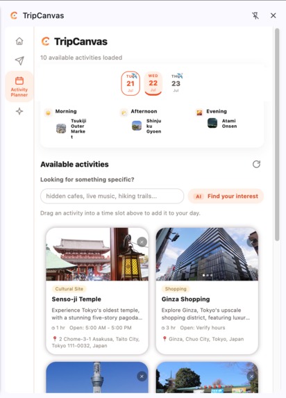 TripCanvas – screenshot 3