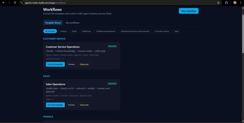 Agent Nodes Studio – screenshot 1